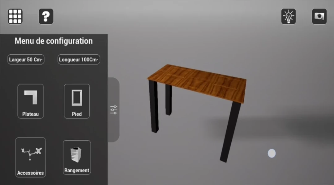Développement d'application 3D interactive