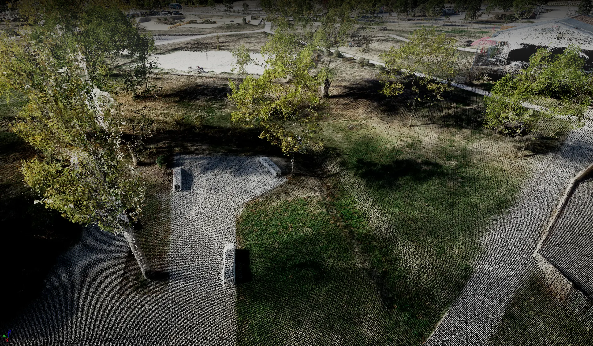 Image modélisation 3D du projet d'animation du plan d'eau de Apt