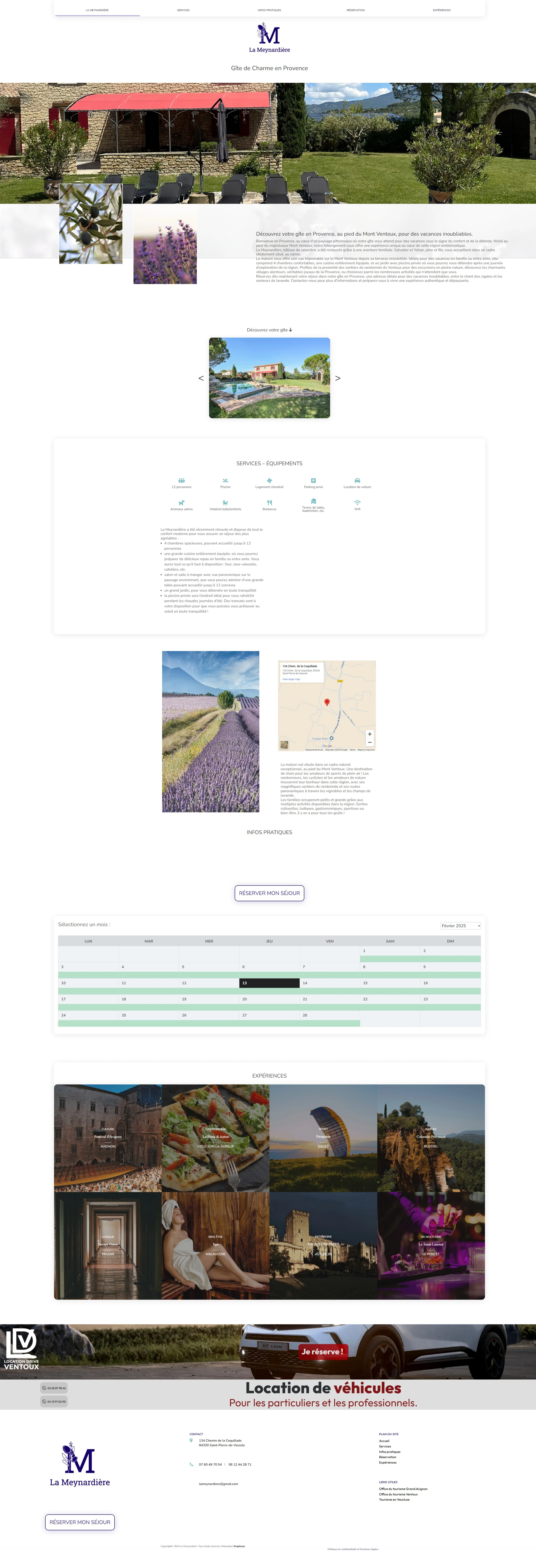 Création du site Web lameynardieres.fr