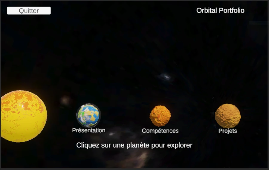 Développement d'application 3D interactive